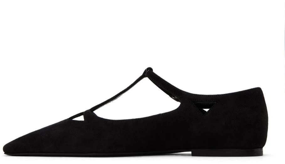 The Row Black Cyd Ballerina Flats 3