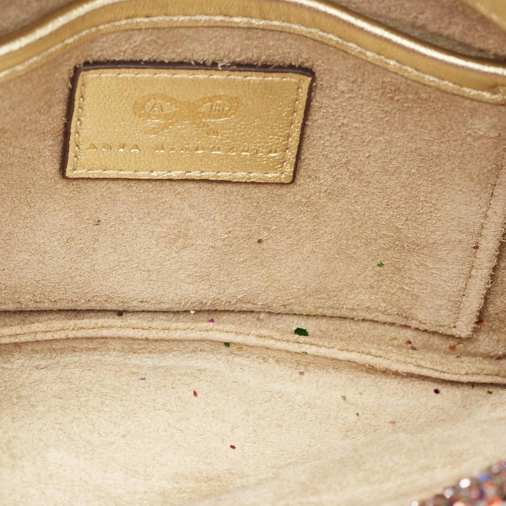 Anya Hindmarch Anya Hindmarch Multicolor Glitter Valorie Clutch 7