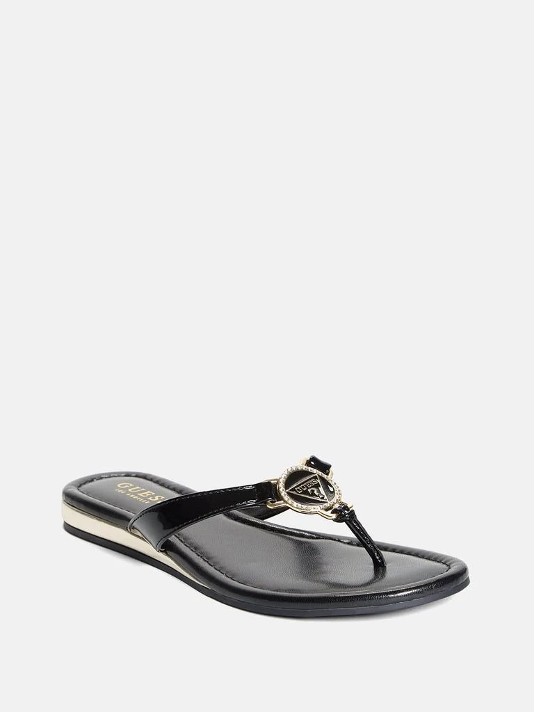 Guess Factory Justy Bling Flip-Flop Sandals 1