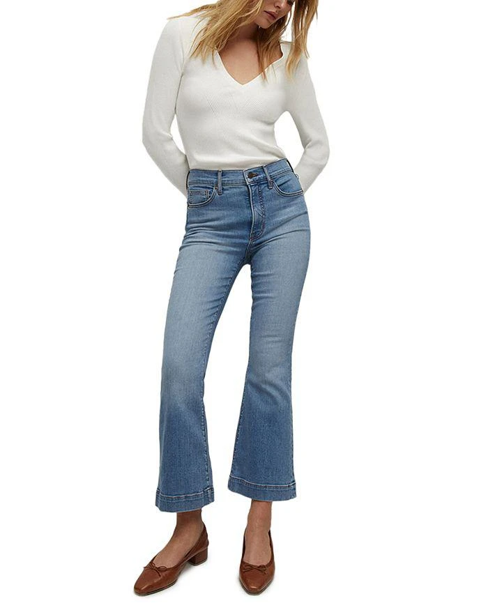 VERONICA BEARD Carson High Rise Ankle Flare Jeans in Amethyst 2