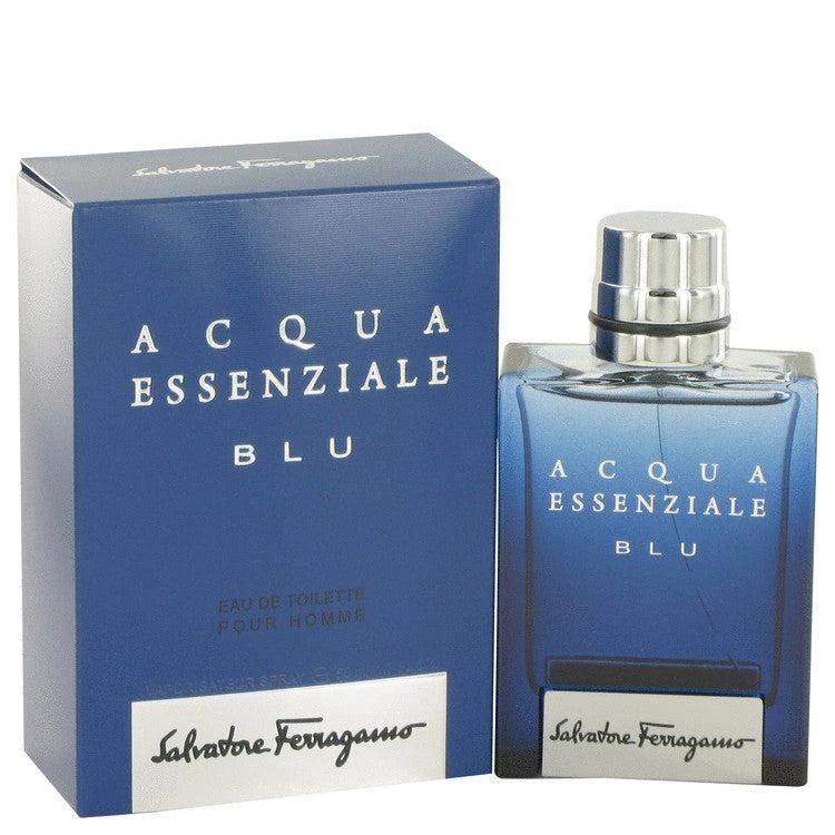Salvatore Ferragamo Acqua Essenziale Blu by  Eau De Toilette Spray 1.7 oz Men 1