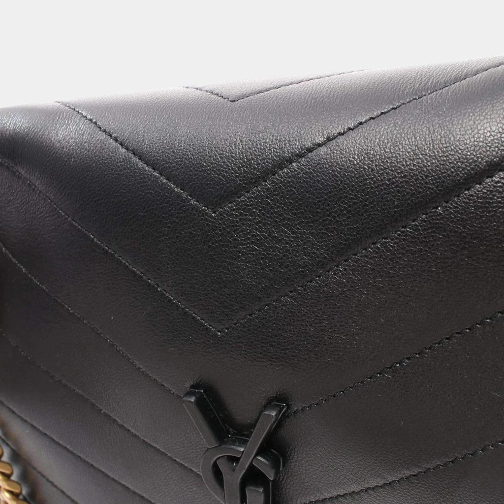 Yves Saint Laurent Saint Laurent Black Leather Shoulder Bag 7