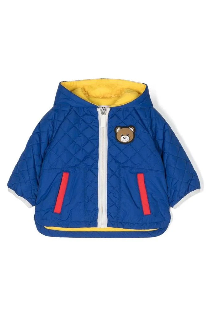 Moschino Moschino Kids Logo-Appliqué Quilted Jacket