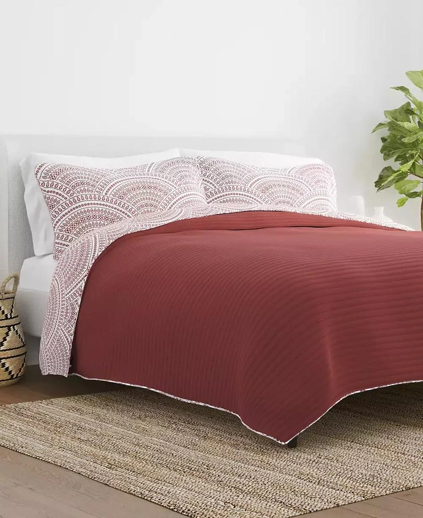 IENJOY HOME Scallop Reversible 3-Pc. Quilt Set 8