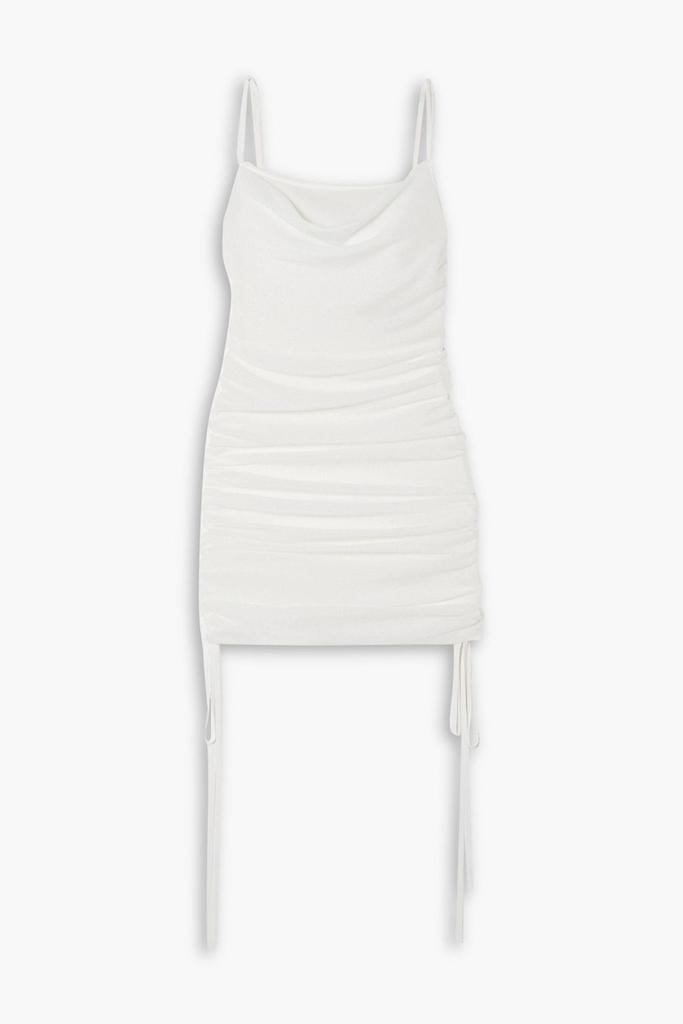 Dion Lee Gathered open-knit mini dress