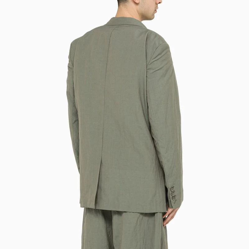 Maison MIHARA YASUHIRO Single-breasted khaki jacket in technical fabric 4