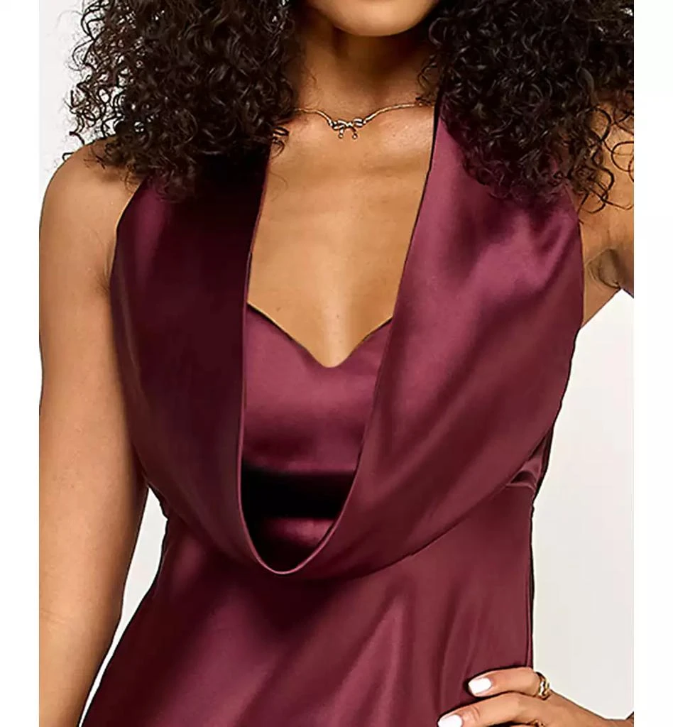 Junior's Drape Neck Halter Satin Midi Dress  On Sale Now with Up to 40%  Off | Discover Exclusive Deals & Savings at BeyondStyle  Authentic KATIA  RAE dress|juniors|dresses|clothe|women with Limited-Time Discounts,