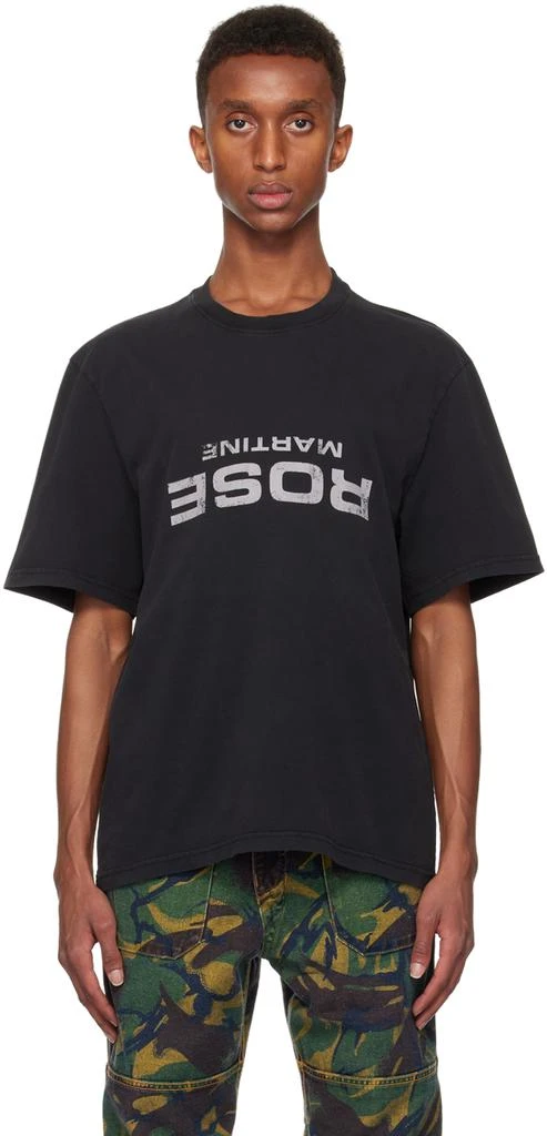 Martine Rose Black Classic T-shirt 1