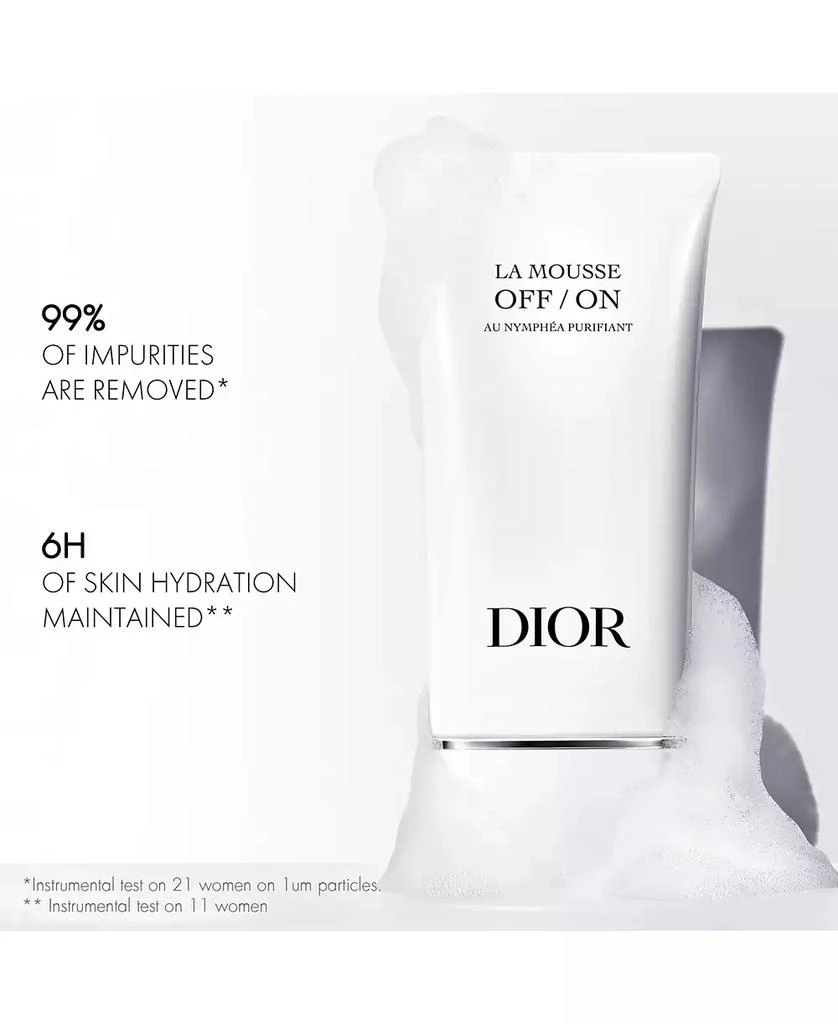 DIOR La Mousse OFF/ON Foaming Face Cleanser, 5 oz. 5