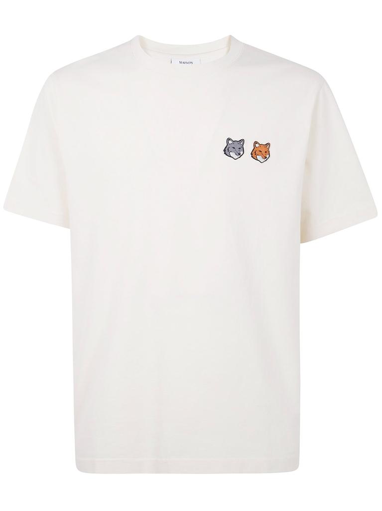 Maison Kitsune Maison Kitsuné Fox Embroidered Crewneck T-Shirt