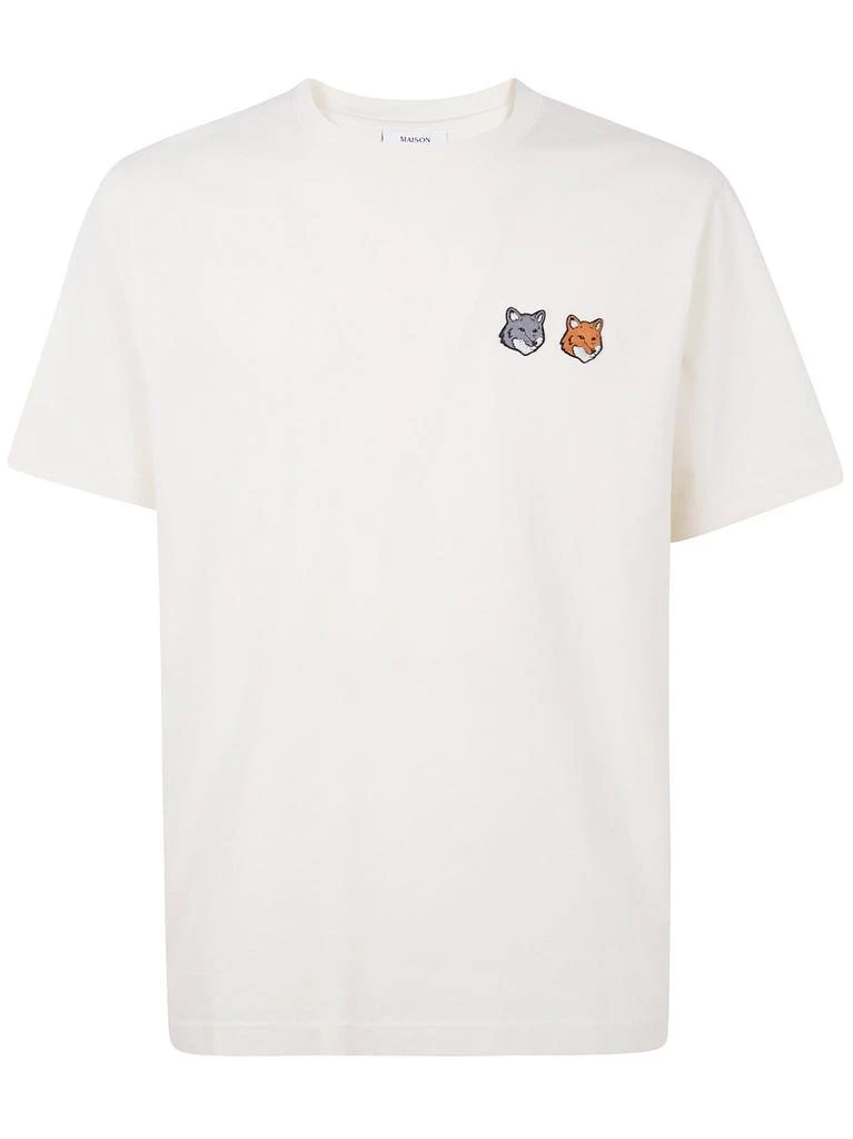 Maison Kitsune Maison Kitsuné Fox Embroidered Crewneck T-Shirt 1
