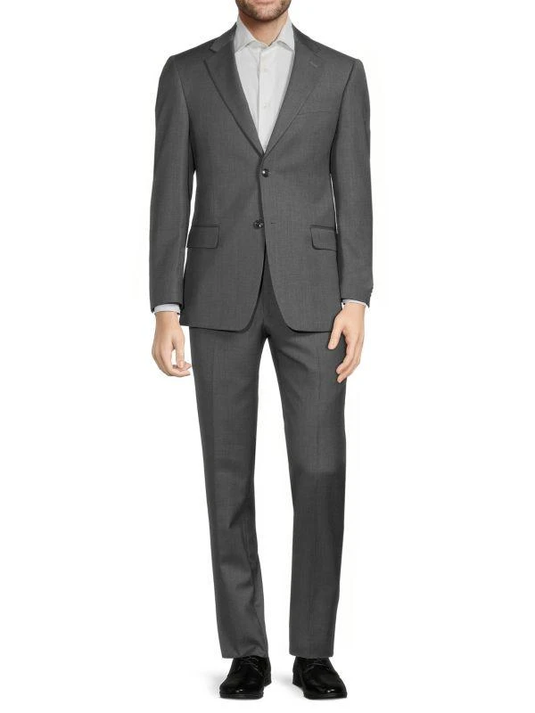 Saks Fifth Avenue Modern-Fit Wool-Blend Suit 1
