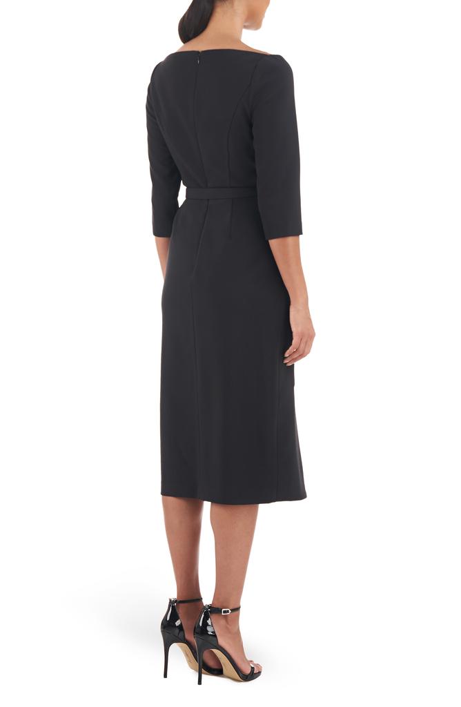 Kay Unger Izzy Belted Cocktail Dress