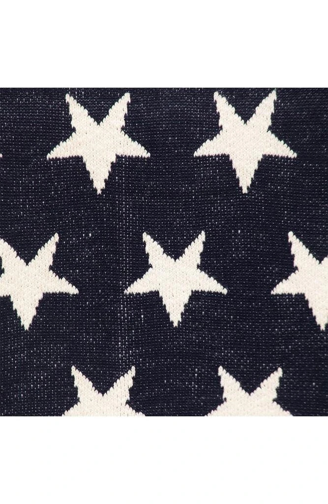 PARKLAND COLLECTION Starry Starry Night Transitional Navy Blue Knitted 32" x 40" Baby Blanket 5