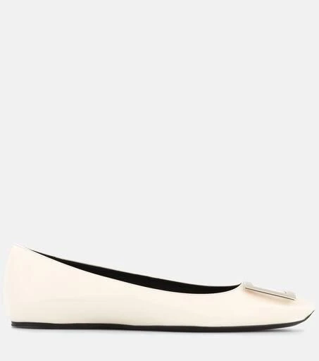 Roger Vivier Trompette patent leather ballet flats 4