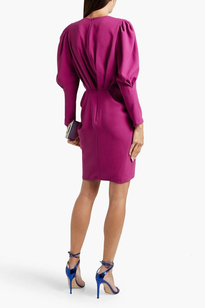 IRO Kalea wrap-effect pleated crepe mini dress 3