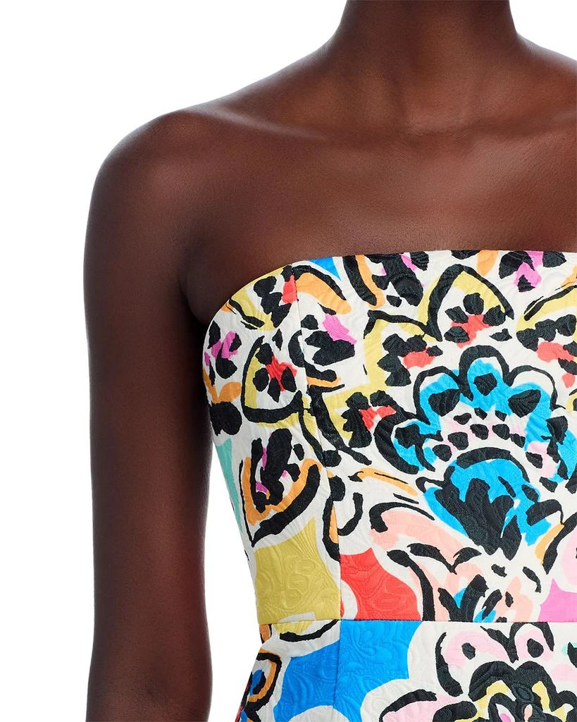 Milly Orion Rainbow Oasis Jacquard Dress 3