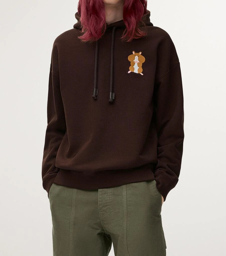 Loewe x Suna Fujita Cotton-Blend Hamster Hoodie 3