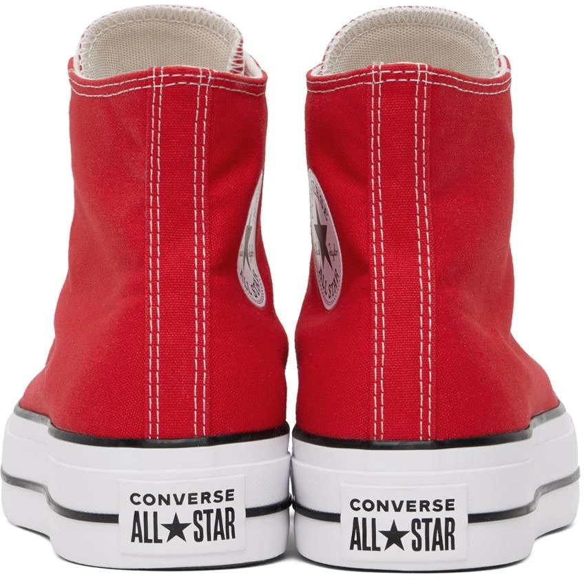 Converse Red Chuck Taylor All Star Lift Hi Sneakers