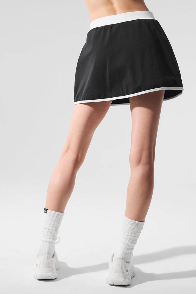Alo Airbrush Streamlined Skirt - Black/White 3