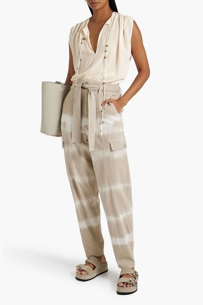 Stella McCartney Bead-embellished silk crepe de chine top 2