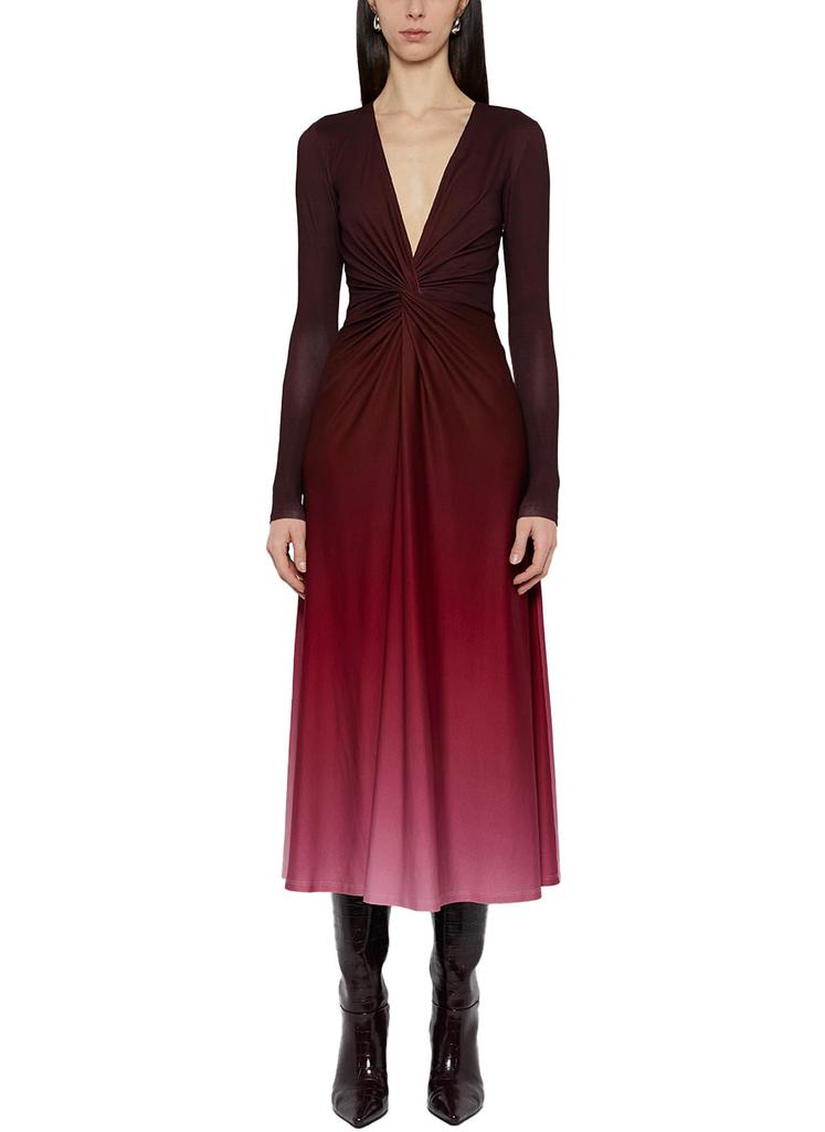 PRABAL GURUNG Prabal Gurung - Twist Front Long Sleeve Dress