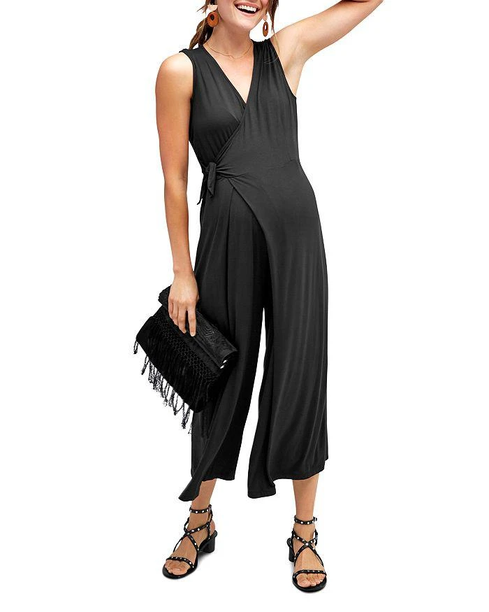 Nom Maternity Francesca Surplice Maternity Jumpsuit 6