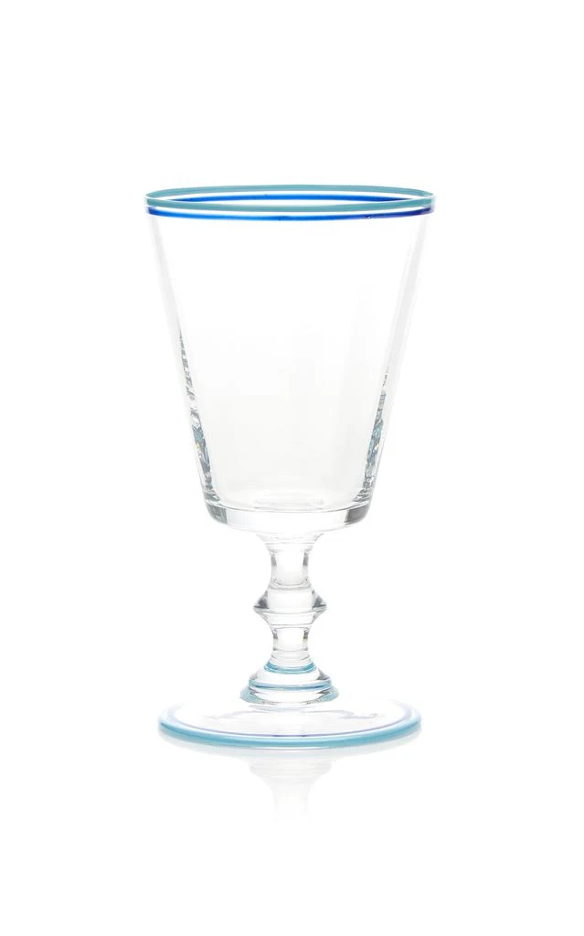 MoDA Moda Domus - Hand-Painted Double Rim Water Glass - Blue - Moda Operandi