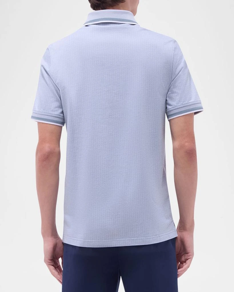 BUGATCHI Men's Cotton Micro-Print Polo Shirt 3