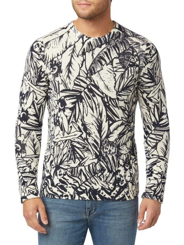 Joe's Jeans Jungle Cotton Print Sweater 1