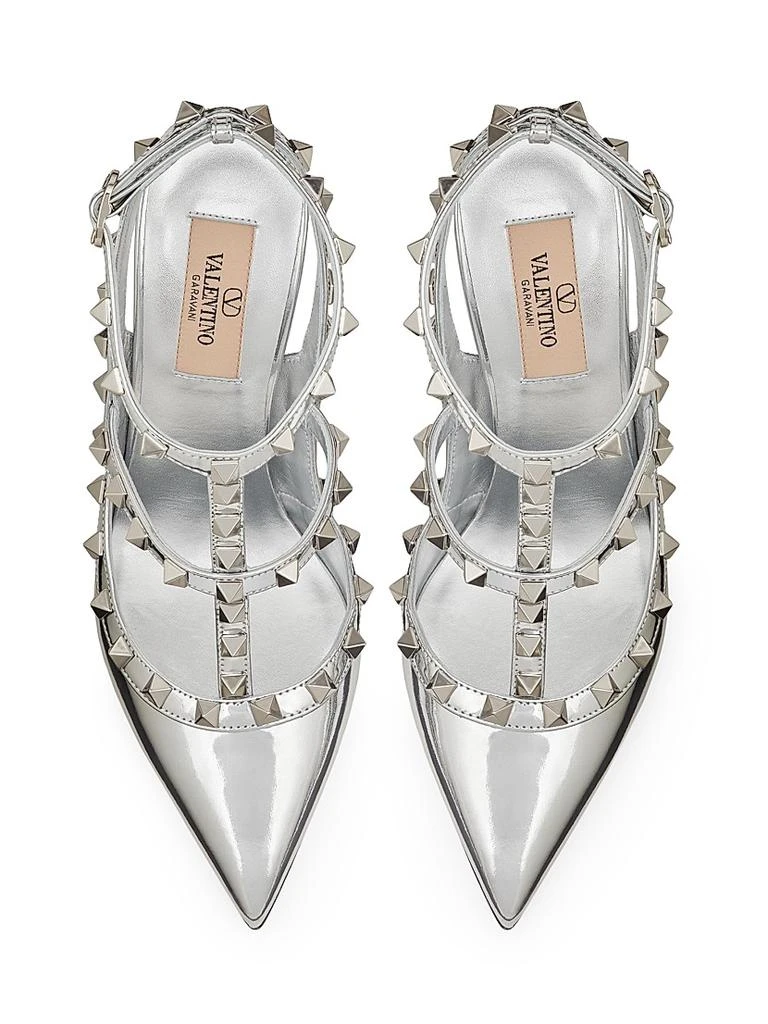 Valentino Rockstud Mirror-Effect Pumps With Matching Straps And Studs 4