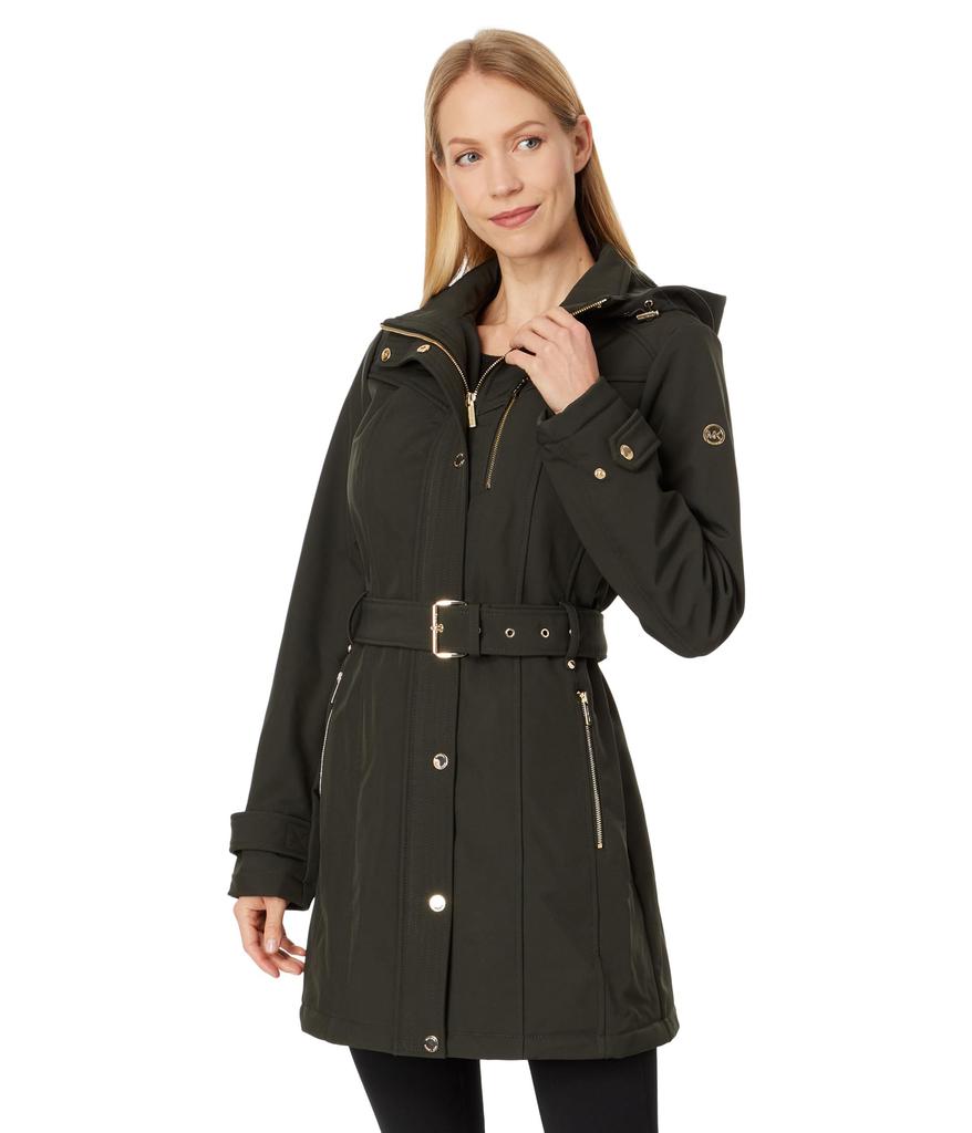 Michael Kors Snap Front Softshell M523225BZ - Coats - Free
