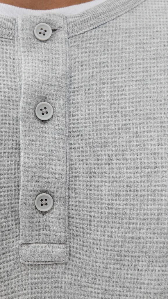 REIGNING CHAMP Lightweight Waffle Standard Henley 5