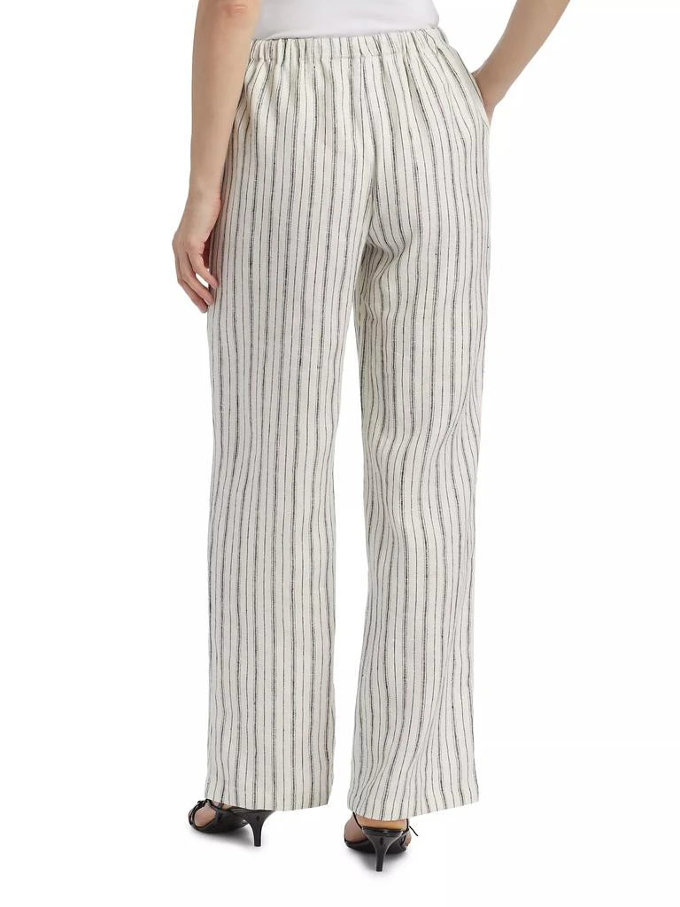 Reformation Olina Linen Striped Pants 5