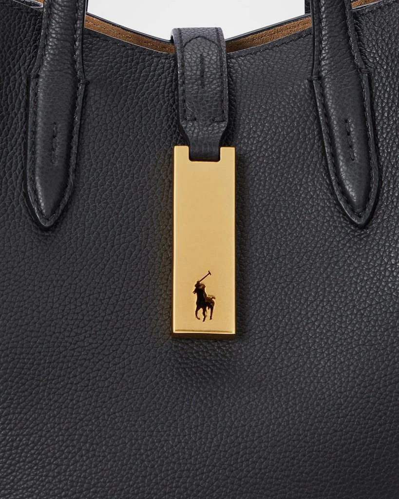 Ralph Lauren Small Grain Leather Tote Bag 7
