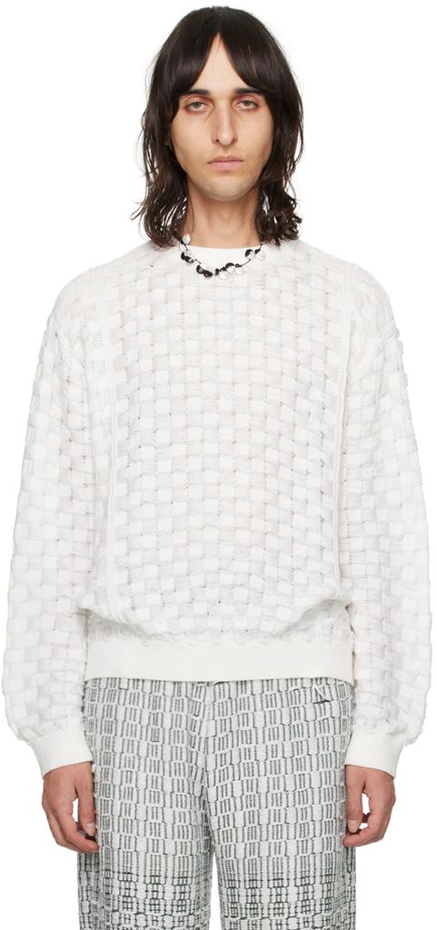 Isa Boulder SSENSE Exclusive White Sweater