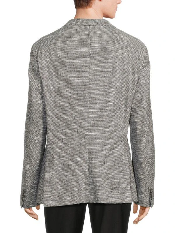 Hugo Boss Hanry Textured Linen Blend Blazer 2