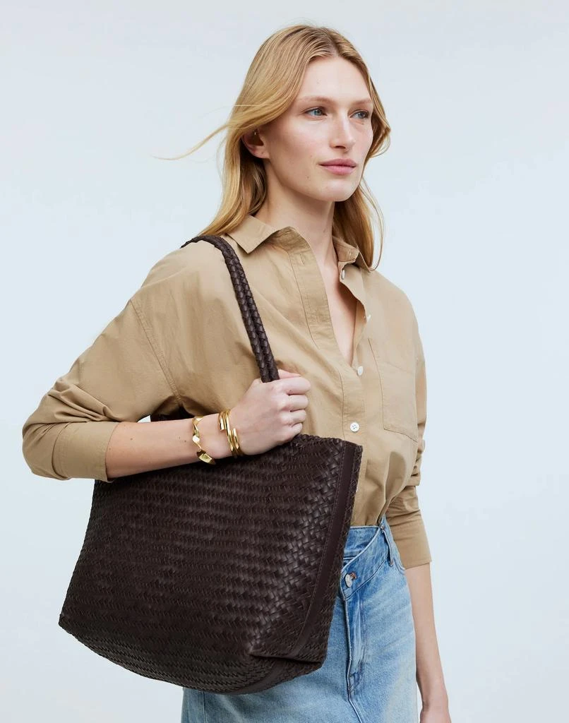 Madewell Handwoven Leather Tote 3