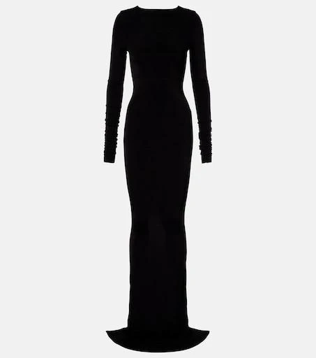 jean paul gaultier asymmetric printed metallic knitted maxi dress Jean Paul Gaultier Vintage AW 1990 Embellished Multicolor Fair Isle Kn   Amarcord Vintage Fashion