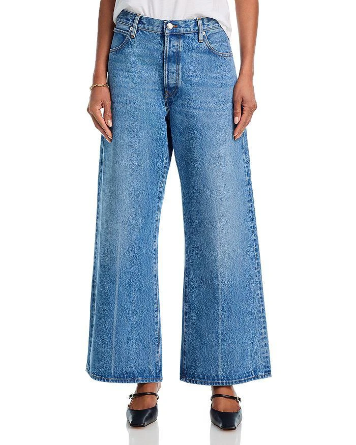 FRAME The Pixie Loose High Rise Wide Leg Jeans in Rundown 1