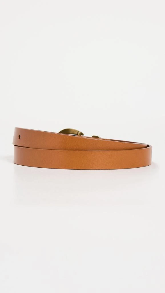 Madewell Chunky Buckle Skinny Leather Belt 3