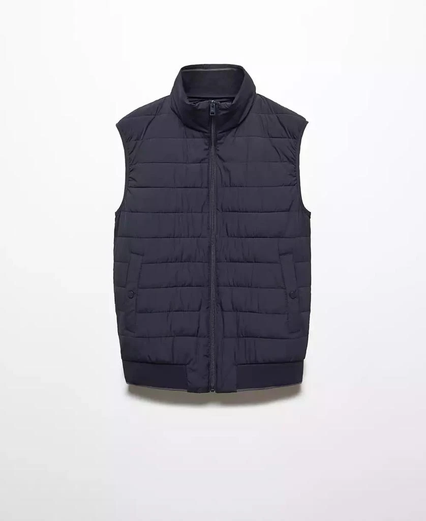 Mango Men's Ultralight Water-Repellent Quilted Vest 2