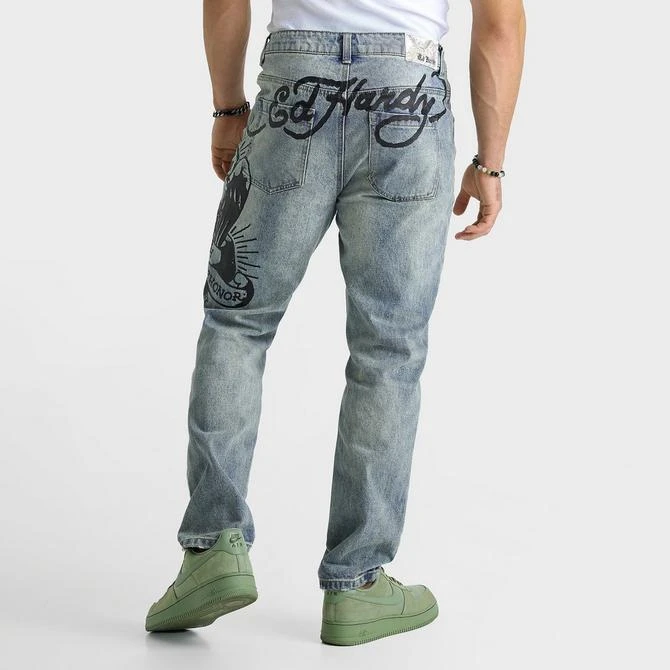 Ed Hardy Men's Ed Hardy Eagle Slim Taper Jeans 4