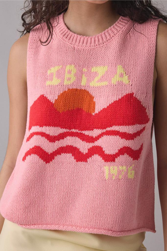 BDG BDG Capri Destination Graphic Knit Vest Top