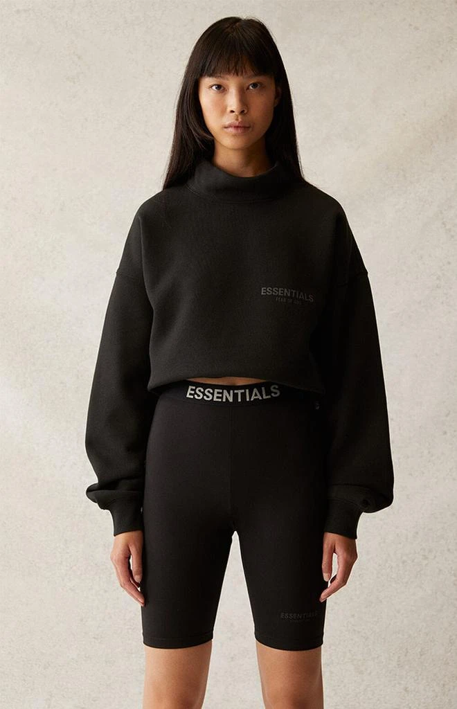 Essentials Black Biker Shorts 2