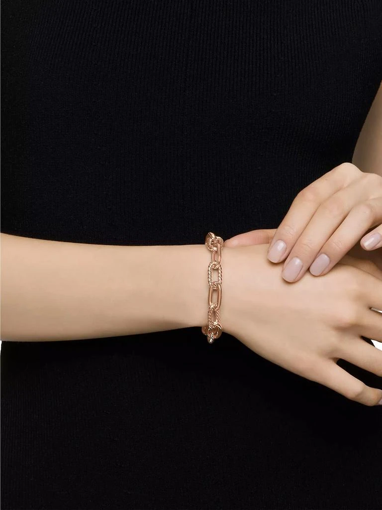 David Yurman DY Madison Chain Bracelet in 18K Rose Gold 3