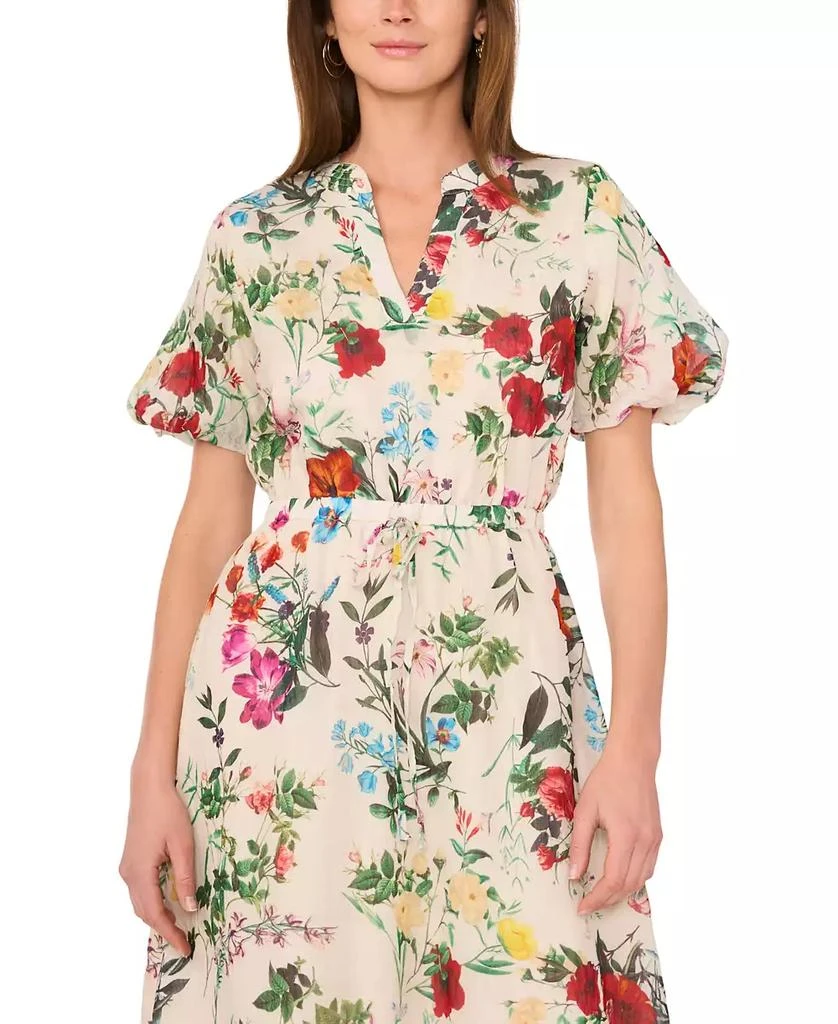 Vince Camuto Women's Floral-Print Puff-Sleeve Maxi Dress 3