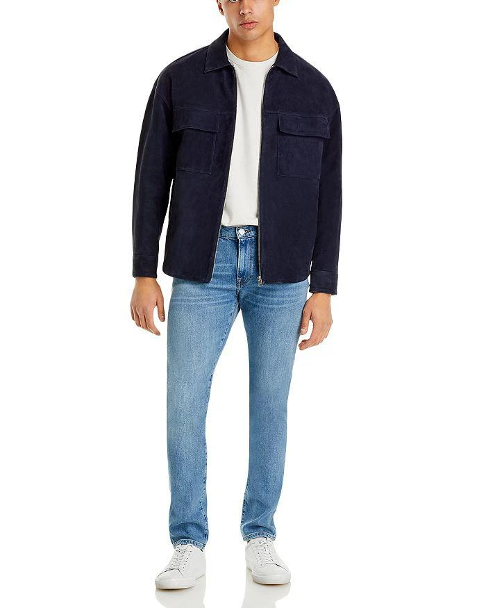 FRAME L'Homme Skinny Jeans in North Island Blue 2