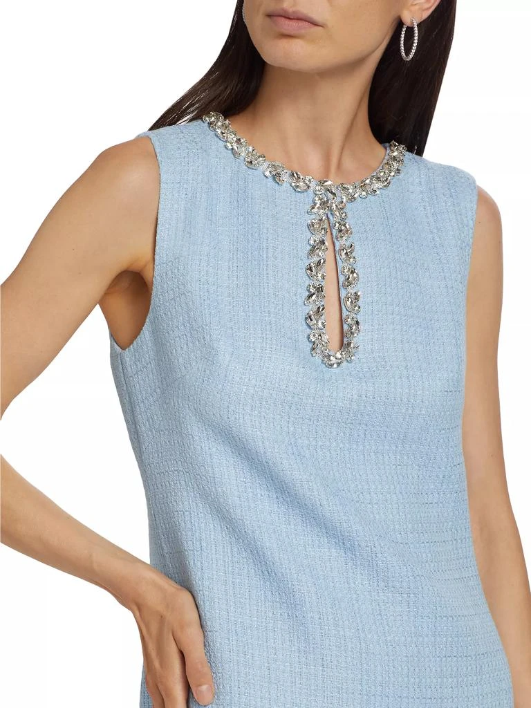 Milly Eden Bouclé Keyhole Sheath Dress 6