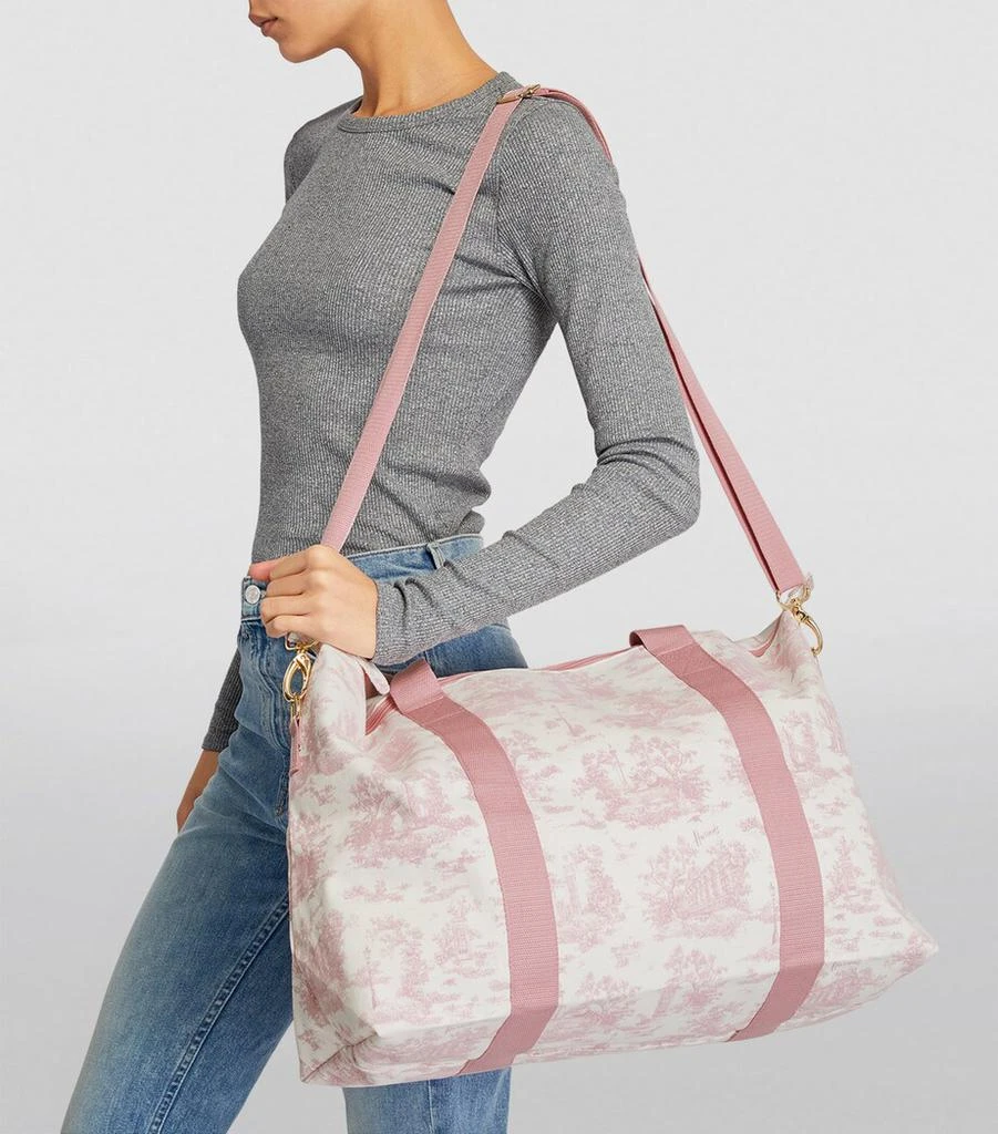 Harrods Toile Foldable Overnight Bag 5